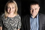 The Show What You Wrote. Image shows from L to R: Fiona Clarke, Gavin Webster. Copyright: BBC. The Show What You Wrote. Image shows from L to R: Fiona Clarke, Gavin Webster. Copyright: BBC.