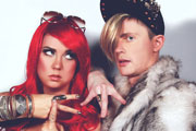 Frisky and Mannish. Image shows from L to R: Laura Corcoran, Matthew Floyd Jones. Frisky and Mannish. Image shows from L to R: Laura Corcoran, Matthew Floyd Jones.