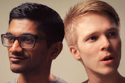 In Cahoots. Image shows from L to R: Paul G Raymond, Luke Manning. In Cahoots. Image shows from L to R: Paul G Raymond, Luke Manning.
