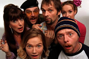 Spaced. Image shows from L to R: Marsha Klein (Julia Deakin), Mike Watt (Nick Frost), Daisy Steiner (Jessica Hynes), Brian Topp (Mark Heap), Tim Bisley (Simon Pegg), Twist Morgan (Katy Carmichael). Copyright: London Weekend Television. Spaced. Image shows from L to R: Marsha Klein (Julia Deakin), Mike Watt (Nick Frost), Daisy Steiner (Jessica Hynes), Brian Topp (Mark Heap), Tim Bisley (Simon Pegg), Twist Morgan (Katy Carmichael). Copyright: London Weekend Television.