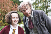 Professor Branestawm. Image shows from L to R: Connie (Madeline Holliday), Professor Branestawm (Harry Hill). Copyright: BBC. Professor Branestawm. Image shows from L to R: Connie (Madeline Holliday), Professor Branestawm (Harry Hill). Copyright: BBC.