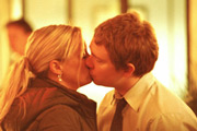 The Office. Image shows from L to R: Dawn Tinsley (Lucy Davis), Tim Canterbury (Martin Freeman). Copyright: BBC. The Office. Image shows from L to R: Dawn Tinsley (Lucy Davis), Tim Canterbury (Martin Freeman). Copyright: BBC.