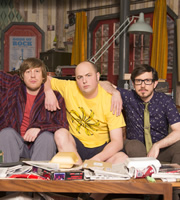 Badults. Image shows from L to R: Ben (Ben Clark), Tom (Tom Parry), Matthew (Matthew Crosby). Copyright: The Comedy Unit. Badults. Image shows from L to R: Ben (Ben Clark), Tom (Tom Parry), Matthew (Matthew Crosby). Copyright: The Comedy Unit.
