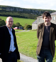 Father Ted: Unintelligent Design. Image shows from L to R: Arthur Mathews, Graham Linehan. Copyright: Hat Trick Productions. Father Ted: Unintelligent Design. Image shows from L to R: Arthur Mathews, Graham Linehan. Copyright: Hat Trick Productions.