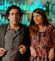 Free Agents. Image shows from L to R: Alex Taylor (Stephen Mangan), Helen Ryan (Sharon Horgan). Copyright: Big Talk Productions / Bwark Productions. Free Agents. Image shows from L to R: Alex Taylor (Stephen Mangan), Helen Ryan (Sharon Horgan). Copyright: Big Talk Productions / Bwark Productions.