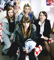 Home Time. Image shows from L to R: Mel (Hayley Jayne Standing), Gaynor (Emma Fryer), Kelly (Rebekah Staton), Becky (Kerry Godliman). Copyright: Baby Cow Productions. Home Time. Image shows from L to R: Mel (Hayley Jayne Standing), Gaynor (Emma Fryer), Kelly (Rebekah Staton), Becky (Kerry Godliman). Copyright: Baby Cow Productions.
