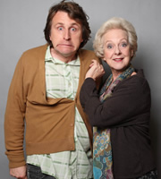 Image shows from L to R: Milton Jones, Susie Blake. Image shows from L to R: Milton Jones, Susie Blake.