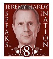 Jeremy Hardy Speaks To The Nation. Jeremy Hardy. Copyright: Pozzitive Productions. Jeremy Hardy Speaks To The Nation. Jeremy Hardy. Copyright: Pozzitive Productions.