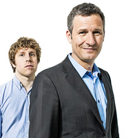 The Last Leg. Image shows from L to R: Josh Widdicombe, Adam Hills. Copyright: Open Mike Productions. The Last Leg. Image shows from L to R: Josh Widdicombe, Adam Hills. Copyright: Open Mike Productions.