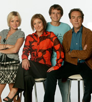 My Family. Image shows from L to R: Janey Harper (Daniela Denby-Ashe), Susan Harper (Zoë Wanamaker), Michael Harper (Gabriel Thomson), Ben Harper (Robert Lindsay). Copyright: DLT Entertainment Ltd. / Rude Boy Productions. My Family. Image shows from L to R: Janey Harper (Daniela Denby-Ashe), Susan Harper (Zoë Wanamaker), Michael Harper (Gabriel Thomson), Ben Harper (Robert Lindsay). Copyright: DLT Entertainment Ltd. / Rude Boy Productions.
