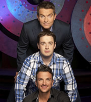 Odd One In. Image shows from L to R: Bradley Walsh, Jason Manford, Peter Andre. Copyright: Zeppotron. Odd One In. Image shows from L to R: Bradley Walsh, Jason Manford, Peter Andre. Copyright: Zeppotron.