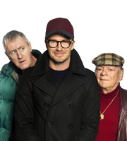 Only Fools And Horses - Sport Relief. Image shows from L to R: Rodney (Nicholas Lyndhurst), David Beckham, Del (David Jason). Copyright: BBC. Only Fools And Horses - Sport Relief. Image shows from L to R: Rodney (Nicholas Lyndhurst), David Beckham, Del (David Jason). Copyright: BBC.