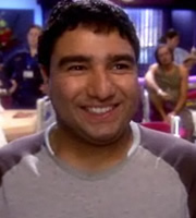 Placebo. Vija Mistry (Nick Mohammed). Copyright: BBC. Placebo. Vija Mistry (Nick Mohammed). Copyright: BBC.