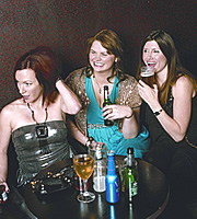 Pulling. Image shows from L to R: Karen (Tanya Franks), Louise (Rebekah Staton), Donna (Sharon Horgan). Copyright: Silver River. Pulling. Image shows from L to R: Karen (Tanya Franks), Louise (Rebekah Staton), Donna (Sharon Horgan). Copyright: Silver River.
