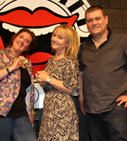 The Show What You Wrote. Image shows from L to R: Helen Moon, Fiona Clarke, Gavin Webster. Copyright: BBC. The Show What You Wrote. Image shows from L to R: Helen Moon, Fiona Clarke, Gavin Webster. Copyright: BBC.