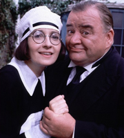 You Rang, M'Lord?. Image shows from L to R: Ivy Teasdale (Su Pollard), Alf Stokes (Paul Shane). Copyright: BBC. You Rang, M'Lord?. Image shows from L to R: Ivy Teasdale (Su Pollard), Alf Stokes (Paul Shane). Copyright: BBC.