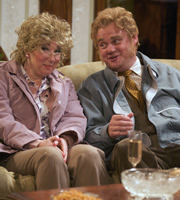 Al Murray's Multiple Personality Disorder. Image shows from L to R: Jenny Eclair, Al Murray. Copyright: Avalon Television. Al Murray's Multiple Personality Disorder. Image shows from L to R: Jenny Eclair, Al Murray. Copyright: Avalon Television.