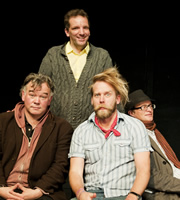 The Alternative Comedy Experience. Image shows from L to R: Stewart Lee, Henning Wehn, Tony Law, Simon Munnery. Copyright: Comedy Central. The Alternative Comedy Experience. Image shows from L to R: Stewart Lee, Henning Wehn, Tony Law, Simon Munnery. Copyright: Comedy Central.