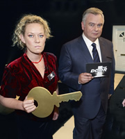 Anna & Katy. Image shows from L to R: Anna Crilly, Eamonn Holmes. Copyright: Roughcut Television. Anna & Katy. Image shows from L to R: Anna Crilly, Eamonn Holmes. Copyright: Roughcut Television.