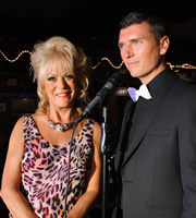 Benidorm. Image shows from L to R: Joyce Temple Savage (Sherrie Hewson), Asa Elliott. Copyright: Tiger Aspect Productions. Benidorm. Image shows from L to R: Joyce Temple Savage (Sherrie Hewson), Asa Elliott. Copyright: Tiger Aspect Productions.