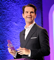 The Big Fat Quiz Of The Year. Jimmy Carr. Copyright: Hot Sauce / Channel 4 Television Corporation. The Big Fat Quiz Of The Year. Jimmy Carr. Copyright: Hot Sauce / Channel 4 Television Corporation.