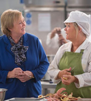Birds Of A Feather. Image shows from L to R: Sharon Theodopolopodous (Pauline Quirke), Tracey Stubbs (Linda Robson). Copyright: Alomo Productions / Retort. Birds Of A Feather. Image shows from L to R: Sharon Theodopolopodous (Pauline Quirke), Tracey Stubbs (Linda Robson). Copyright: Alomo Productions / Retort.