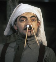 Blackadder. Captain Edmund Blackadder (Rowan Atkinson). Copyright: BBC / Tiger Aspect Productions. Blackadder. Captain Edmund Blackadder (Rowan Atkinson). Copyright: BBC / Tiger Aspect Productions.