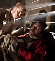 The Bleak Old Shop Of Stuff. Image shows from L to R: Jedrington Secret-Past (Robert Webb), Jolliforth Jollington (David Mitchell). Copyright: BBC. The Bleak Old Shop Of Stuff. Image shows from L to R: Jedrington Secret-Past (Robert Webb), Jolliforth Jollington (David Mitchell). Copyright: BBC.