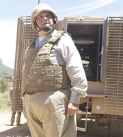 Bluestone 42. Colonel Randall Carter (Mike McShane). Copyright: BBC. Bluestone 42. Colonel Randall Carter (Mike McShane). Copyright: BBC.