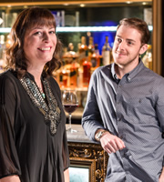 Boy Meets Girl. Image shows from L to R: Judy (Rebecca Root), Leo (Harry Hepple). Copyright: Tiger Aspect Productions. Boy Meets Girl. Image shows from L to R: Judy (Rebecca Root), Leo (Harry Hepple). Copyright: Tiger Aspect Productions.