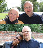 Carpool. Image shows from L to R: Paul Daniels, Robert Llewellyn, Craig Charles. Copyright: RDF Television. Carpool. Image shows from L to R: Paul Daniels, Robert Llewellyn, Craig Charles. Copyright: RDF Television.