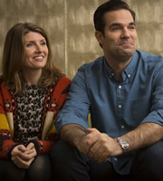 Catastrophe. Image shows from L to R: Sharon (Sharon Horgan), Rob (Rob Delaney). Copyright: Avalon Television. Catastrophe. Image shows from L to R: Sharon (Sharon Horgan), Rob (Rob Delaney). Copyright: Avalon Television.