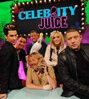 Celebrity Juice. Image shows from L to R: Russell Kane, Gino D'Acampo, Rufus Hound, Leigh Francis, Fearne Cotton, Shaun Ryder. Copyright: Talkback / TalkbackThames. Celebrity Juice. Image shows from L to R: Russell Kane, Gino D'Acampo, Rufus Hound, Leigh Francis, Fearne Cotton, Shaun Ryder. Copyright: Talkback / TalkbackThames.
