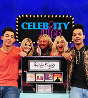 Celebrity Juice. Image shows from L to R: Jordan Stephens, Holly Willoughby, Leigh Francis, Fearne Cotton, Harley Alexander-Sule. Copyright: Talkback / TalkbackThames. Celebrity Juice. Image shows from L to R: Jordan Stephens, Holly Willoughby, Leigh Francis, Fearne Cotton, Harley Alexander-Sule. Copyright: Talkback / TalkbackThames.