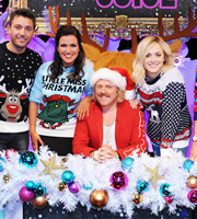 Celebrity Juice. Image shows from L to R: Gino D'Acampo, Susanna Reid, Leigh Francis, Fearne Cotton. Copyright: Talkback / TalkbackThames. Celebrity Juice. Image shows from L to R: Gino D'Acampo, Susanna Reid, Leigh Francis, Fearne Cotton. Copyright: Talkback / TalkbackThames.