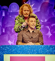 Celebrity Juice. Image shows from L to R: Leigh Francis, Gino D'Acampo. Copyright: Talkback / TalkbackThames. Celebrity Juice. Image shows from L to R: Leigh Francis, Gino D'Acampo. Copyright: Talkback / TalkbackThames.