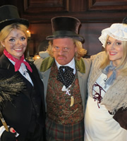 Celebrity Juice. Image shows from L to R: Holly Willoughby, Leigh Francis, Fearne Cotton. Copyright: Talkback / TalkbackThames. Celebrity Juice. Image shows from L to R: Holly Willoughby, Leigh Francis, Fearne Cotton. Copyright: Talkback / TalkbackThames.