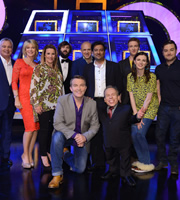Celebrity Squares. Image shows from L to R: Eamonn Holmes, Ruth Langsford, Sam Bailey, Joe Wilkinson, Bradley Walsh, Tim Vine, Nitin Ganatra, Warwick Davis, Joe Lycett, Aisling Bea, Alex Brooker. Copyright: September Films / GroupM Entertainment. Celebrity Squares. Image shows from L to R: Eamonn Holmes, Ruth Langsford, Sam Bailey, Joe Wilkinson, Bradley Walsh, Tim Vine, Nitin Ganatra, Warwick Davis, Joe Lycett, Aisling Bea, Alex Brooker. Copyright: September Films / GroupM Entertainment.