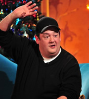 Alan Carr: Chatty Man. Johnny Vegas. Copyright: Open Mike Productions. Alan Carr: Chatty Man. Johnny Vegas. Copyright: Open Mike Productions.