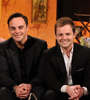 Alan Carr: Chatty Man. Image shows from L to R: Ant McPartlin, Declan Donnelly. Copyright: Open Mike Productions. Alan Carr: Chatty Man. Image shows from L to R: Ant McPartlin, Declan Donnelly. Copyright: Open Mike Productions.
