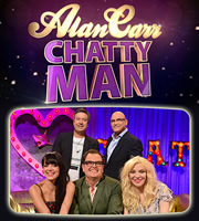 Alan Carr: Chatty Man. Image shows from L to R: Lily Allen, John Torode, Alan Carr, Gregg Wallace, Courtney Love. Copyright: Open Mike Productions. Alan Carr: Chatty Man. Image shows from L to R: Lily Allen, John Torode, Alan Carr, Gregg Wallace, Courtney Love. Copyright: Open Mike Productions.