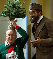 Citizen Khan. Image shows from L to R: Keith (Phil Nice), Mr Khan (Adil Ray). Copyright: BBC. Citizen Khan. Image shows from L to R: Keith (Phil Nice), Mr Khan (Adil Ray). Copyright: BBC.