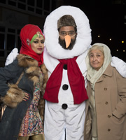 Citizen Khan. Image shows from L to R: Alia (Bhavna Limbachia), Mr Khan (Adil Ray), Naani (Adlyn Ross). Copyright: BBC. Citizen Khan. Image shows from L to R: Alia (Bhavna Limbachia), Mr Khan (Adil Ray), Naani (Adlyn Ross). Copyright: BBC.