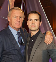 A Comedy Roast. Image shows from L to R: Chris Tarrant, Jimmy Carr. Copyright: Monkey Kingdom. A Comedy Roast. Image shows from L to R: Chris Tarrant, Jimmy Carr. Copyright: Monkey Kingdom.