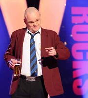Comedy Rocks With Jason Manford. Al Murray. Copyright: ITV Studios. Comedy Rocks With Jason Manford. Al Murray. Copyright: ITV Studios.