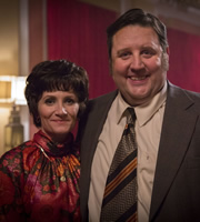 Cradle To Grave. Image shows from L to R: Bet Baker (Lucy Speed), Fred 'Spud' Baker (Peter Kay). Copyright: ITV Studios. Cradle To Grave. Image shows from L to R: Bet Baker (Lucy Speed), Fred 'Spud' Baker (Peter Kay). Copyright: ITV Studios.