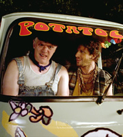Cuckoo. Image shows from L to R: Ken (Greg Davies), Cuckoo (Andy Samberg). Copyright: Roughcut Television. Cuckoo. Image shows from L to R: Ken (Greg Davies), Cuckoo (Andy Samberg). Copyright: Roughcut Television.
