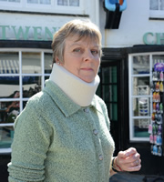 Doc Martin. Mrs Tishell (Selina Cadell). Copyright: Buffalo Pictures / Homerun Productions. Doc Martin. Mrs Tishell (Selina Cadell). Copyright: Buffalo Pictures / Homerun Productions.