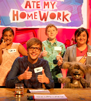 The Dog Ate My Homework. Image shows from L to R: Iain Stirling, Susan Calman. Copyright: BBC. The Dog Ate My Homework. Image shows from L to R: Iain Stirling, Susan Calman. Copyright: BBC.