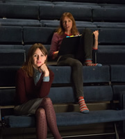 Doll & Em. Image shows from L to R: Em (Emily Mortimer), Doll (Dolly Wells). Copyright: King Bee Productions / Revolution Films. Doll & Em. Image shows from L to R: Em (Emily Mortimer), Doll (Dolly Wells). Copyright: King Bee Productions / Revolution Films.